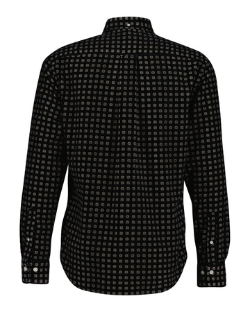 Κοτλέ Πουκάμισο Σε Κανονική Γραμμή Με Μοτίβο GANT